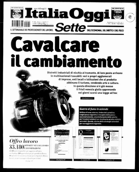 Italia oggi : quotidiano di economia finanza e politica